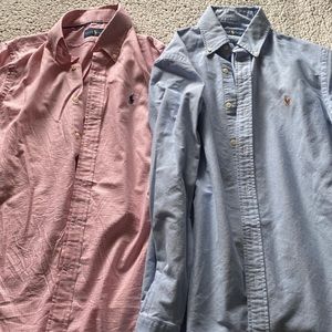 2 Ralph Lauren Polo dress shirts